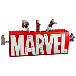 Lego Marvel: MARVEL Logo & Minifigures Set 76313